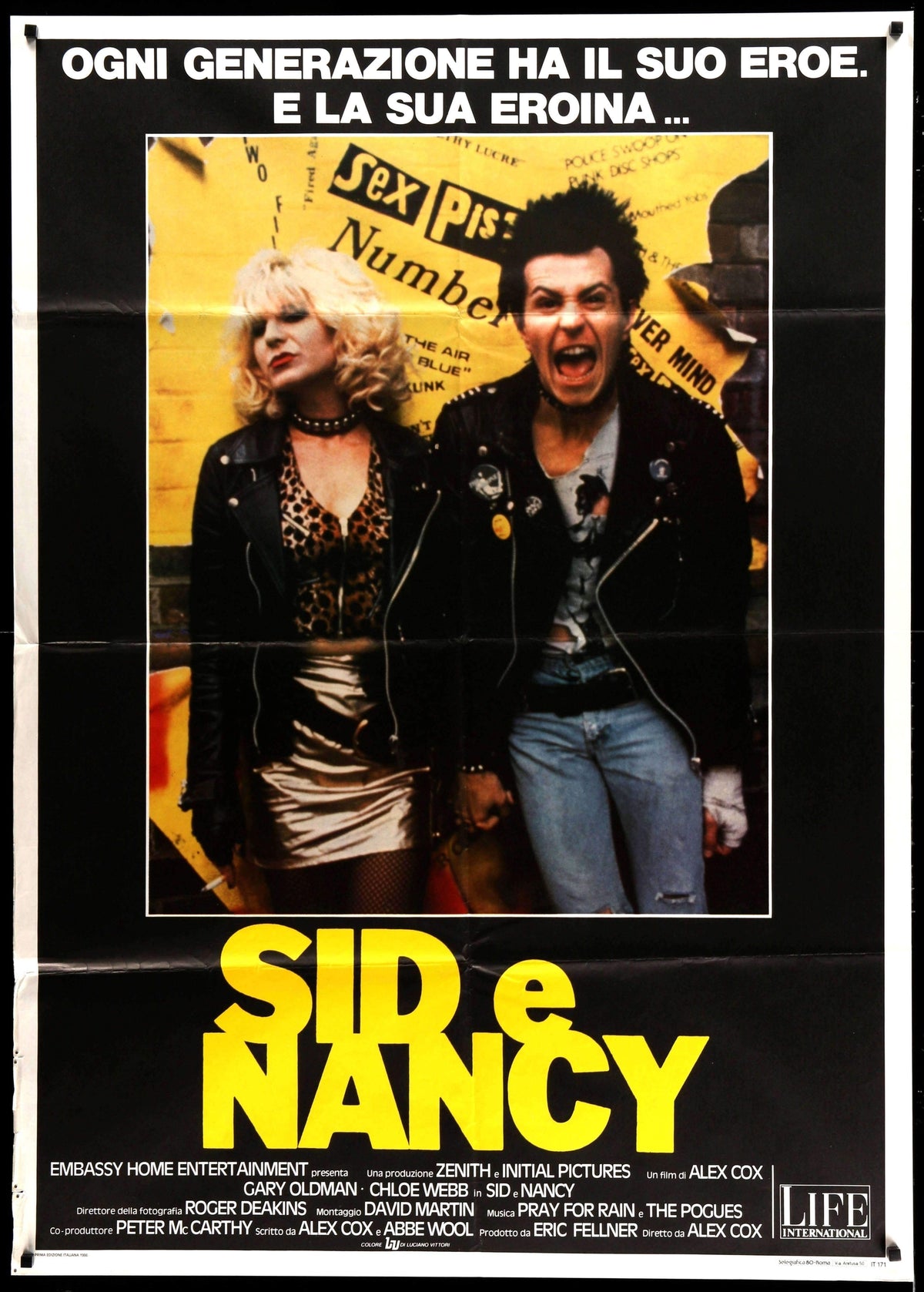 Sid and Nancy (1986) original movie poster for sale at Original Film Art - Vintage Movie Posters