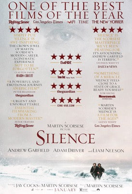 Silence (2016) original movie poster for sale at Original Film Art - Vintage Movie Posters