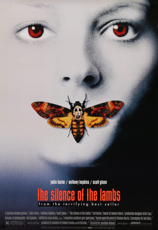 Silence of the Lambs (1991) original movie poster for sale at Original Film Art - Vintage Movie Posters