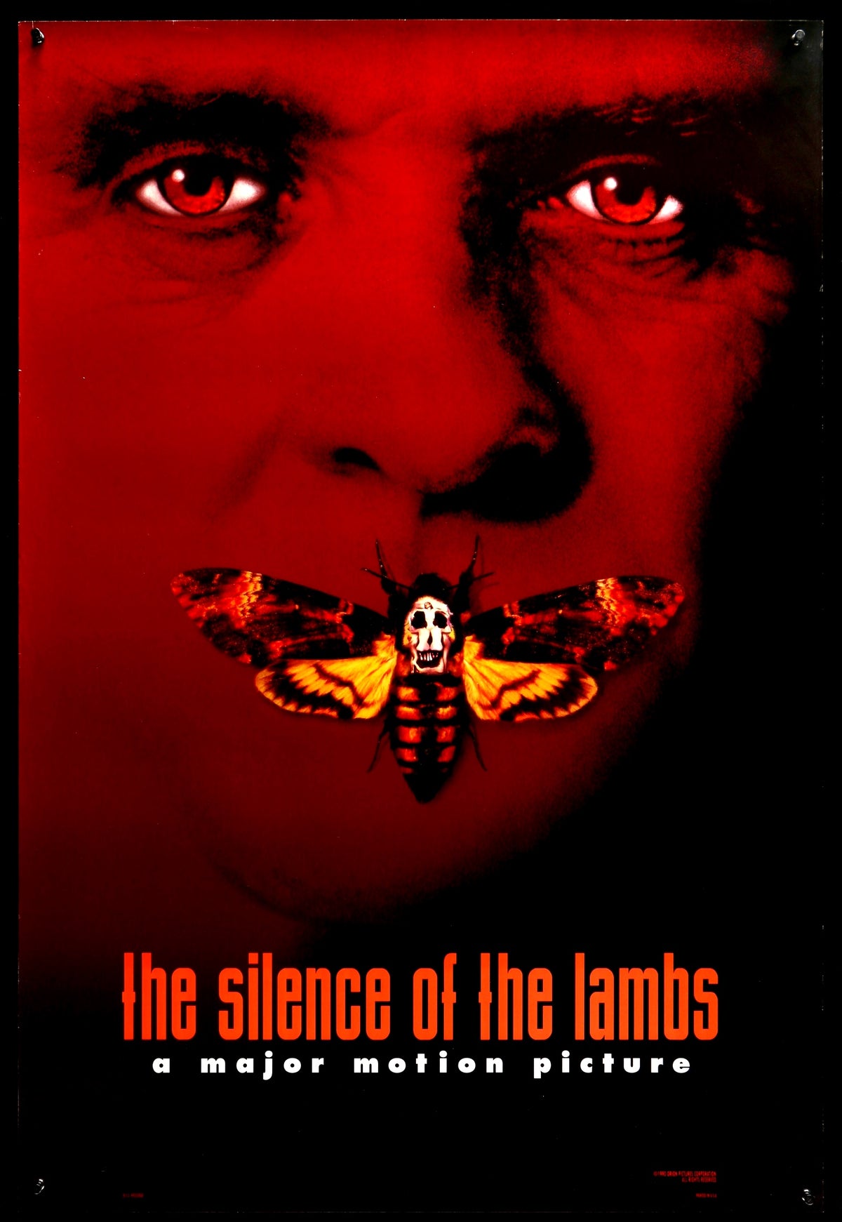 Silence of the Lambs (1991) original movie poster for sale at Original Film Art