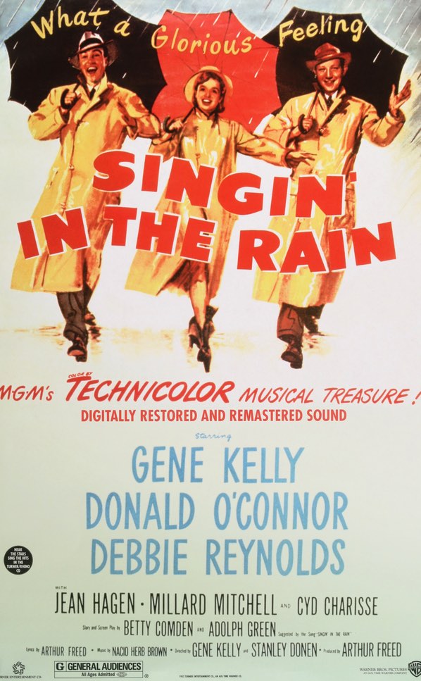 Singin' In the Rain (1952) original movie poster for sale at Original Film Art - Vintage Movie Posters