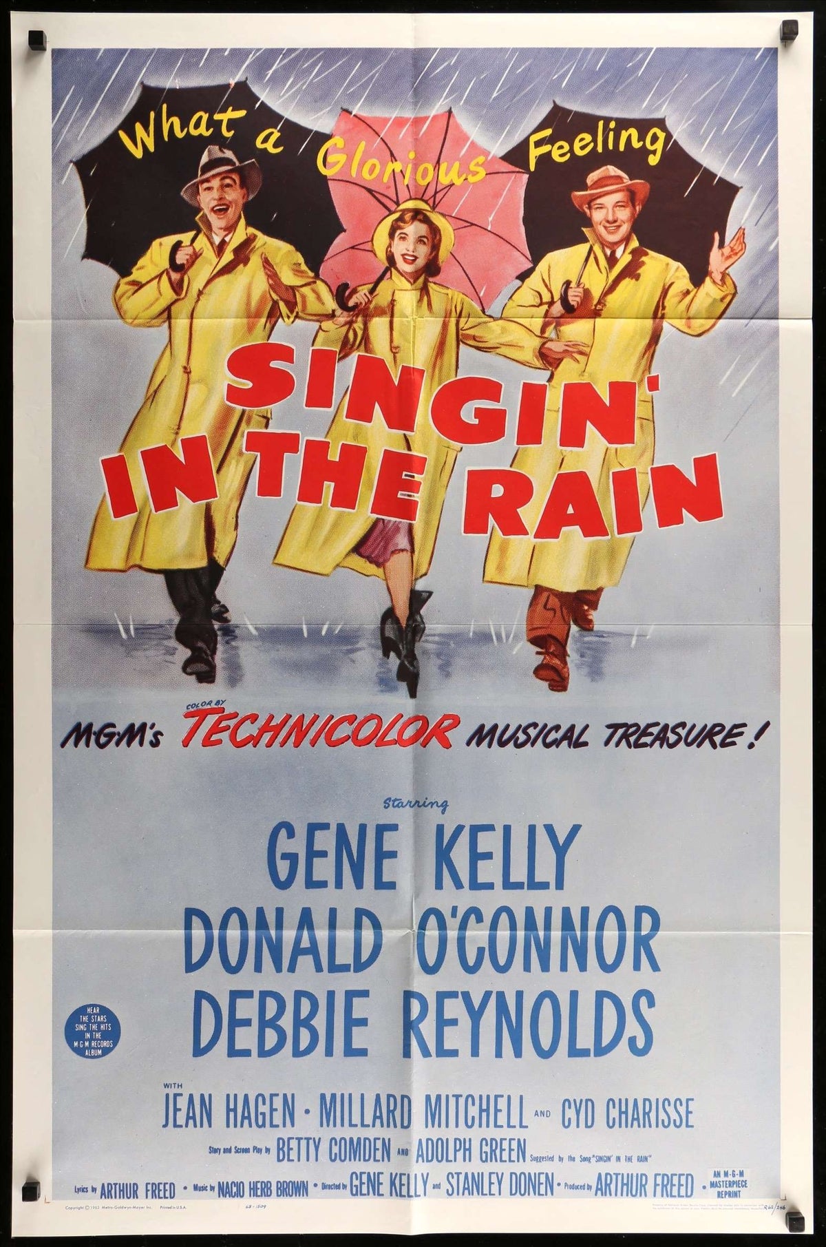 Singin&#39; In the Rain (1952) original movie poster for sale at Original Film Art