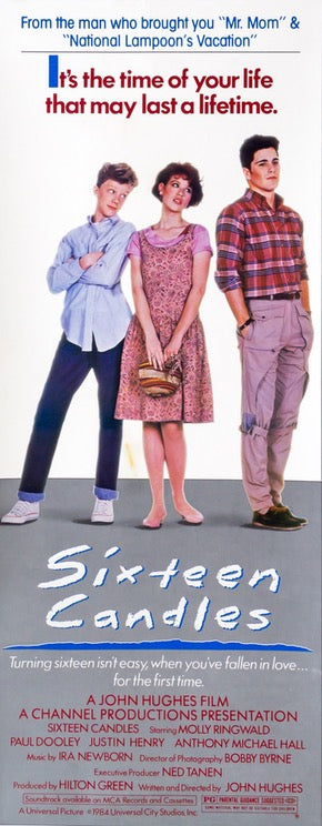 Sixteen Candles (1984) original movie poster for sale at Original Film Art - Vintage Movie Posters