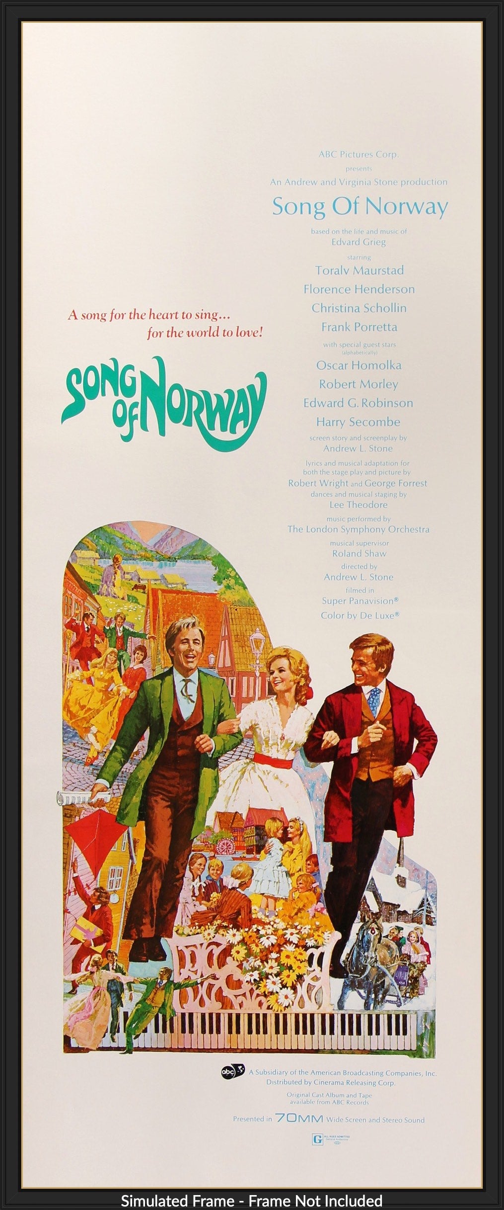 Song of Norway (1970) original movie poster for sale at Original Film Art - Vintage Movie Posters