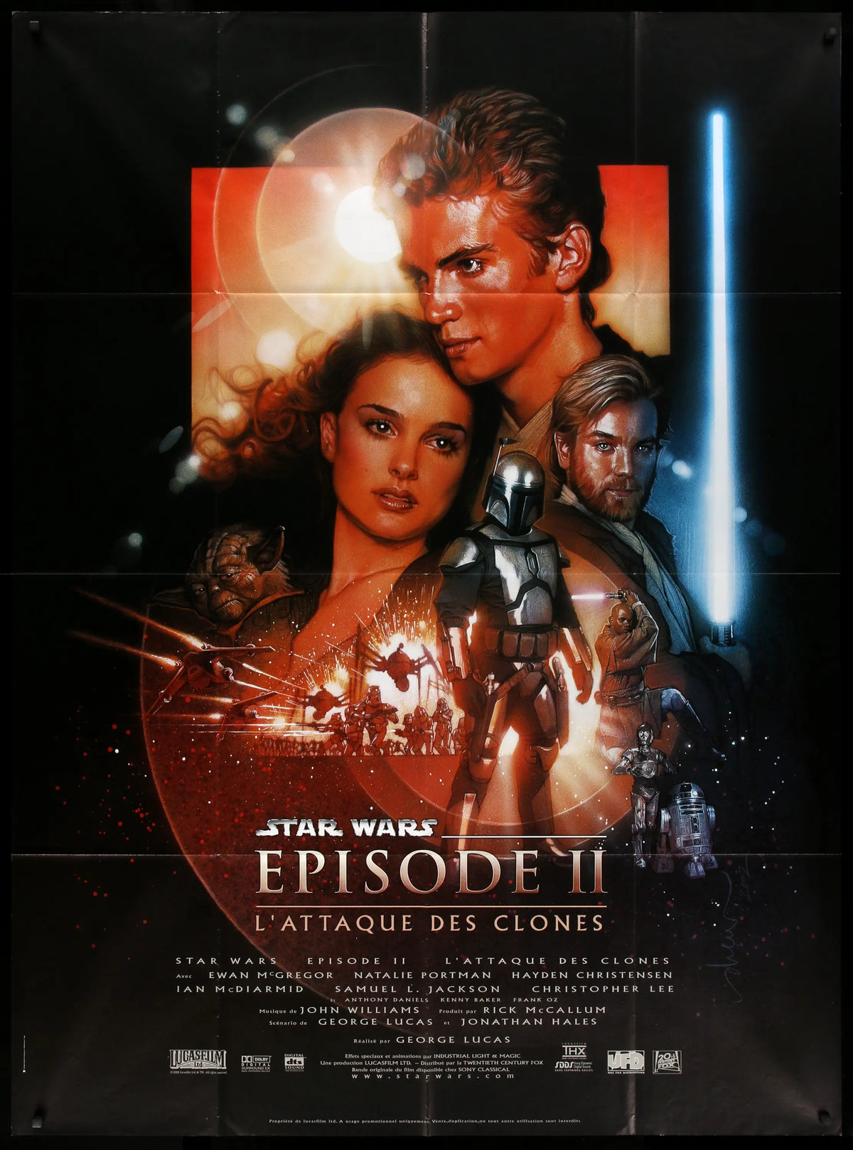 Star Wars: Episode II - Attack of the Clones (2002) original movie poster for sale at Original Film Art