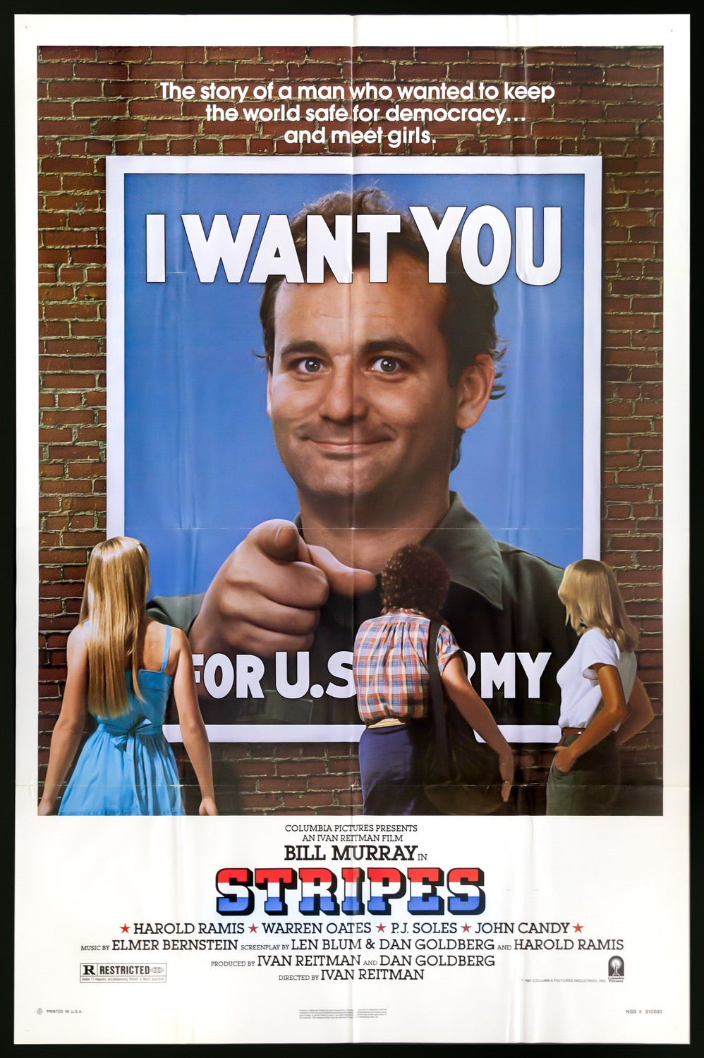 Stripes (1981) original movie poster for sale at Original Film Art - Vintage Movie Posters