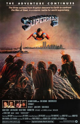 Superman II (1980) original movie poster for sale at Original Film Art - Vintage Movie Posters