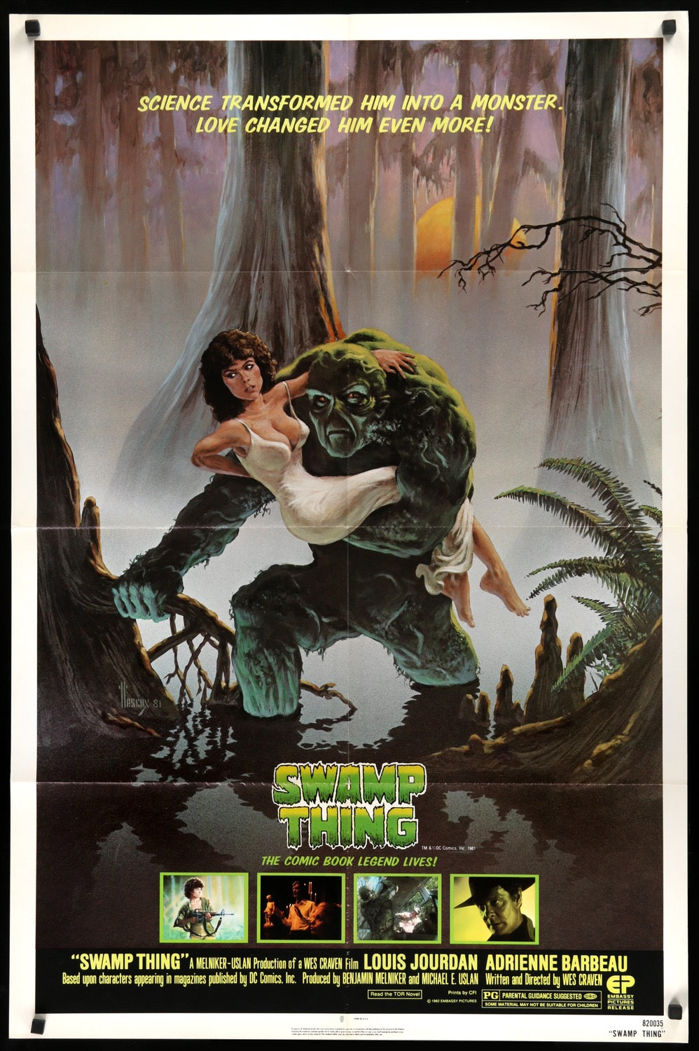 Swamp Thing (1982) original movie poster for sale at Original Film Art - Vintage Movie Posters