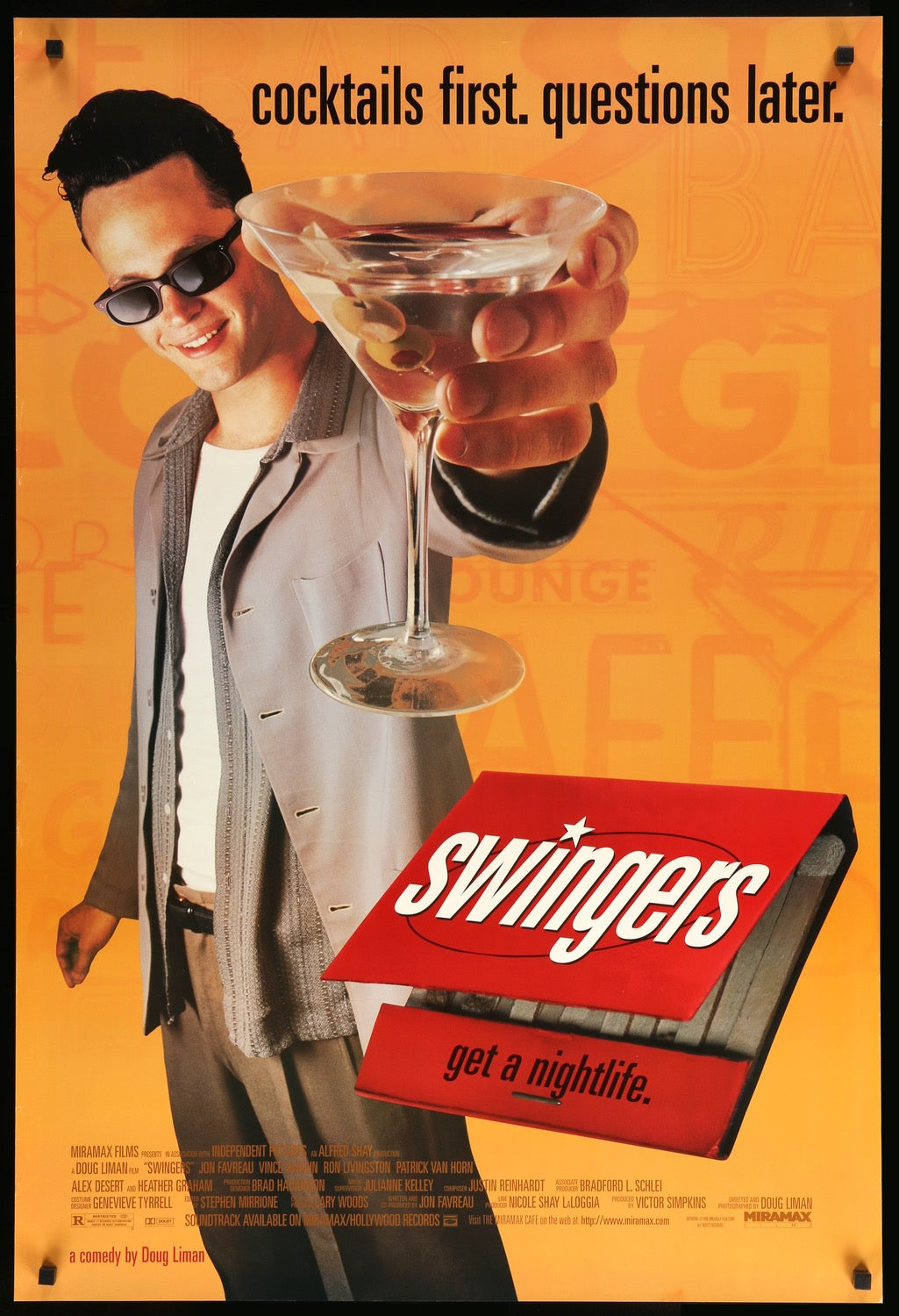 Swingers (1996) original movie poster for sale at Original Film Art