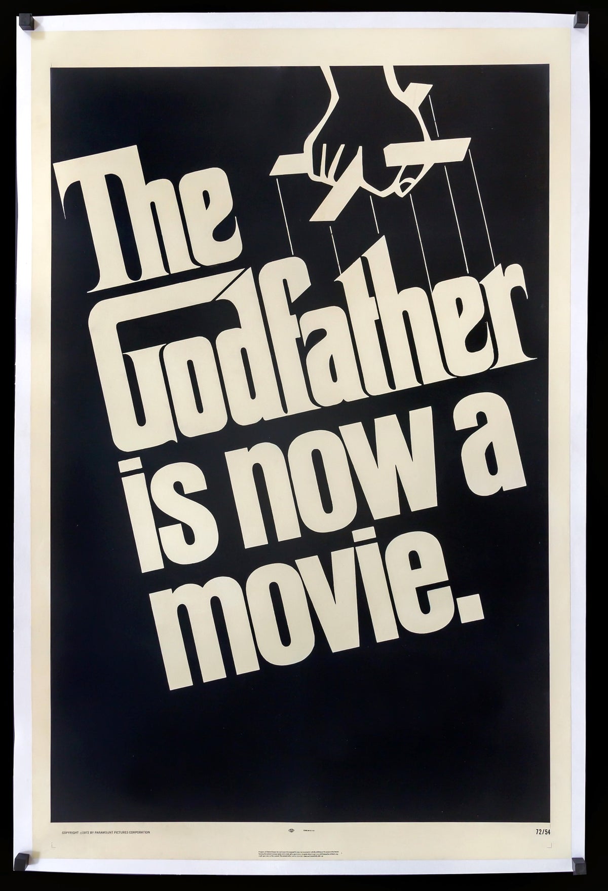 Godfather (1972) original movie poster for sale at Original Film Art - Vintage Movie Posters