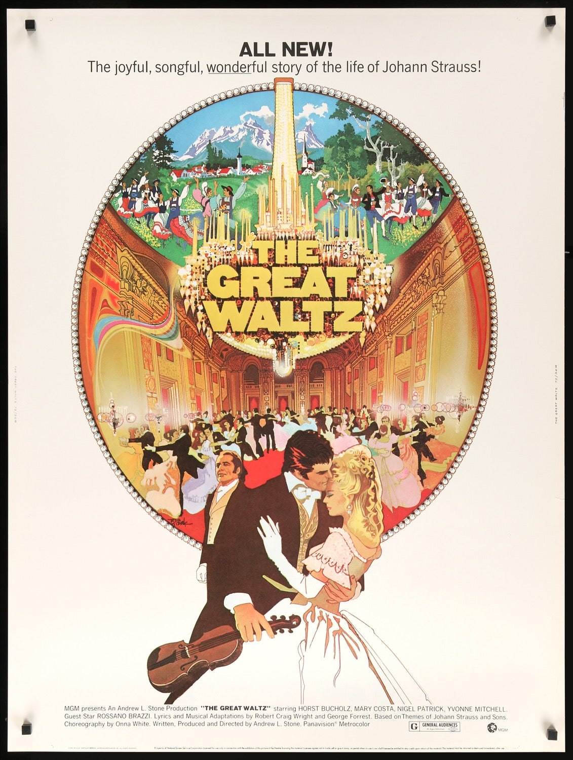 Great Waltz (1972) original movie poster for sale at Original Film Art - Vintage Movie Posters