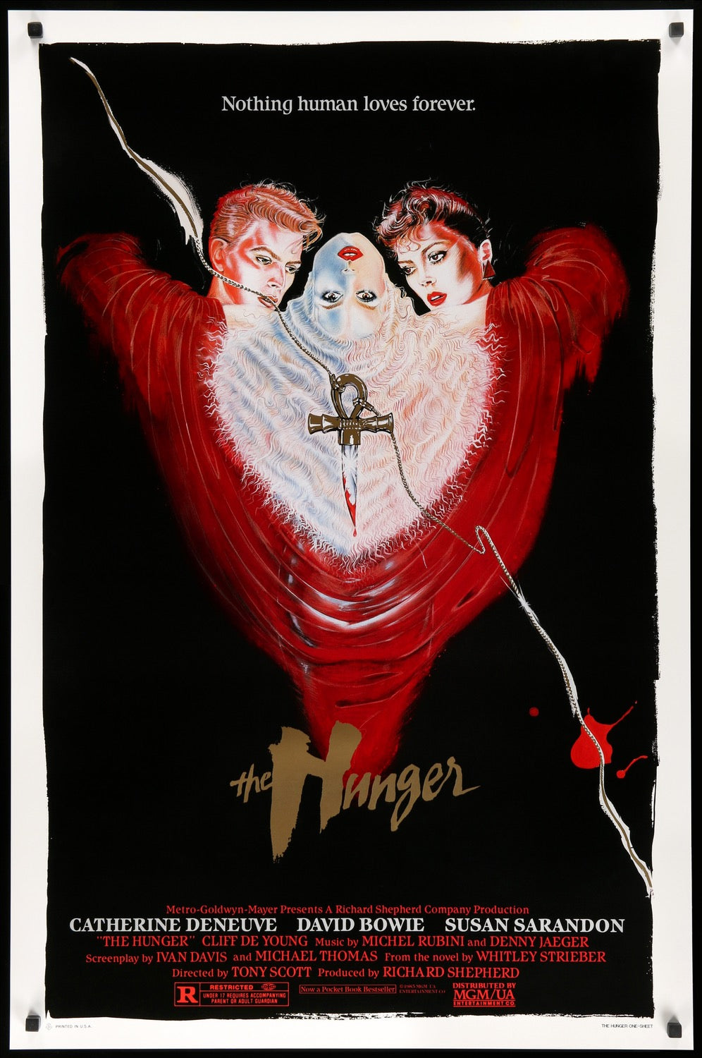 Hunger (1983) original movie poster for sale at Original Film Art - Vintage Movie Posters