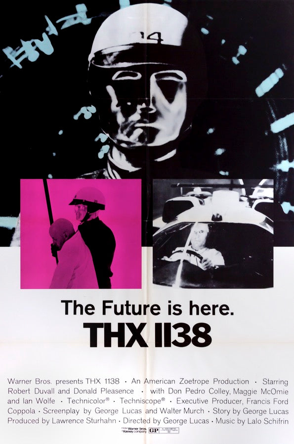 THX 1138 (1971) original movie poster for sale at Original Film Art