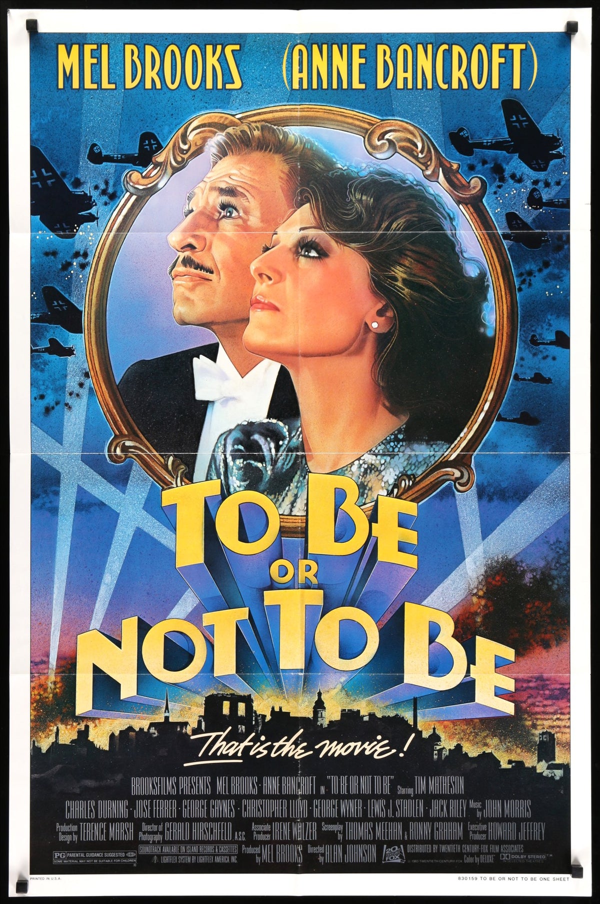 To Be or Not To Be (1983) original movie poster for sale at Original Film Art