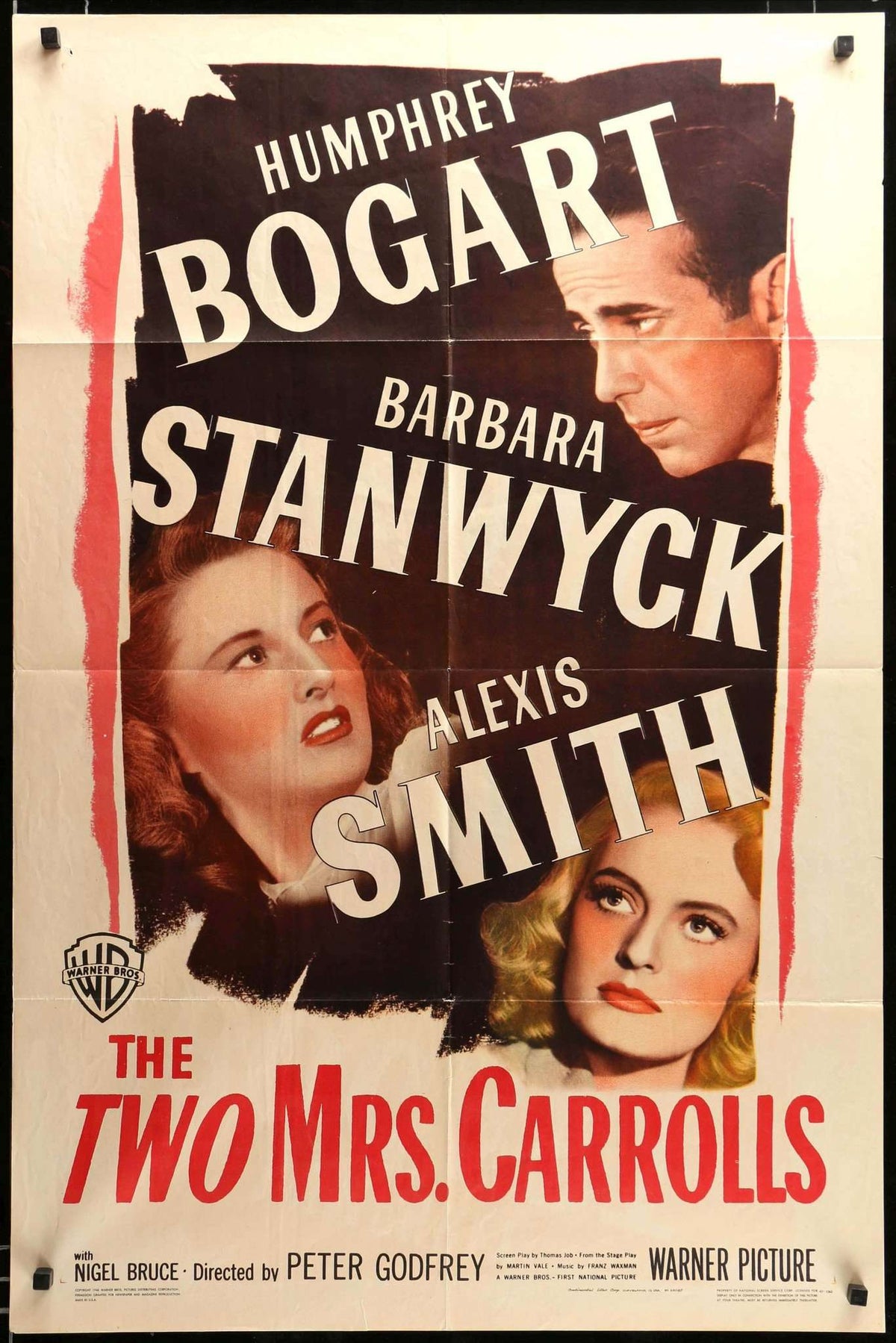 Two Mrs. Carrolls (1947) original movie poster for sale at Original Film Art