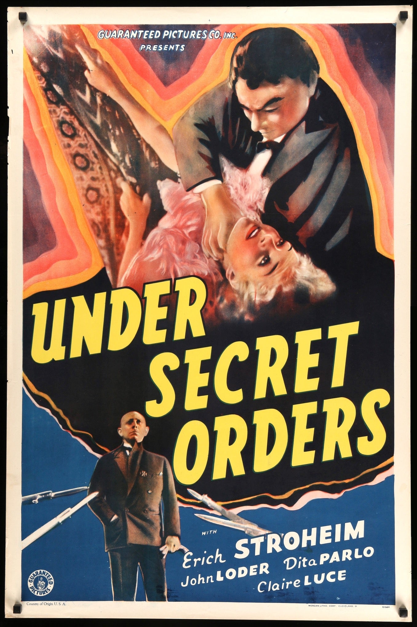 Under Secret Orders (1937) original movie poster for sale at Original Film Art - Vintage Movie Posters