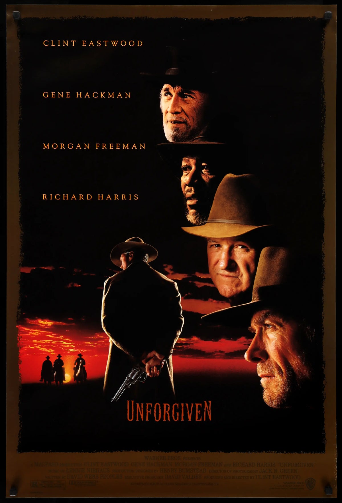 Unforgiven (1992) original movie poster for sale at Original Film Art - Vintage Movie Posters