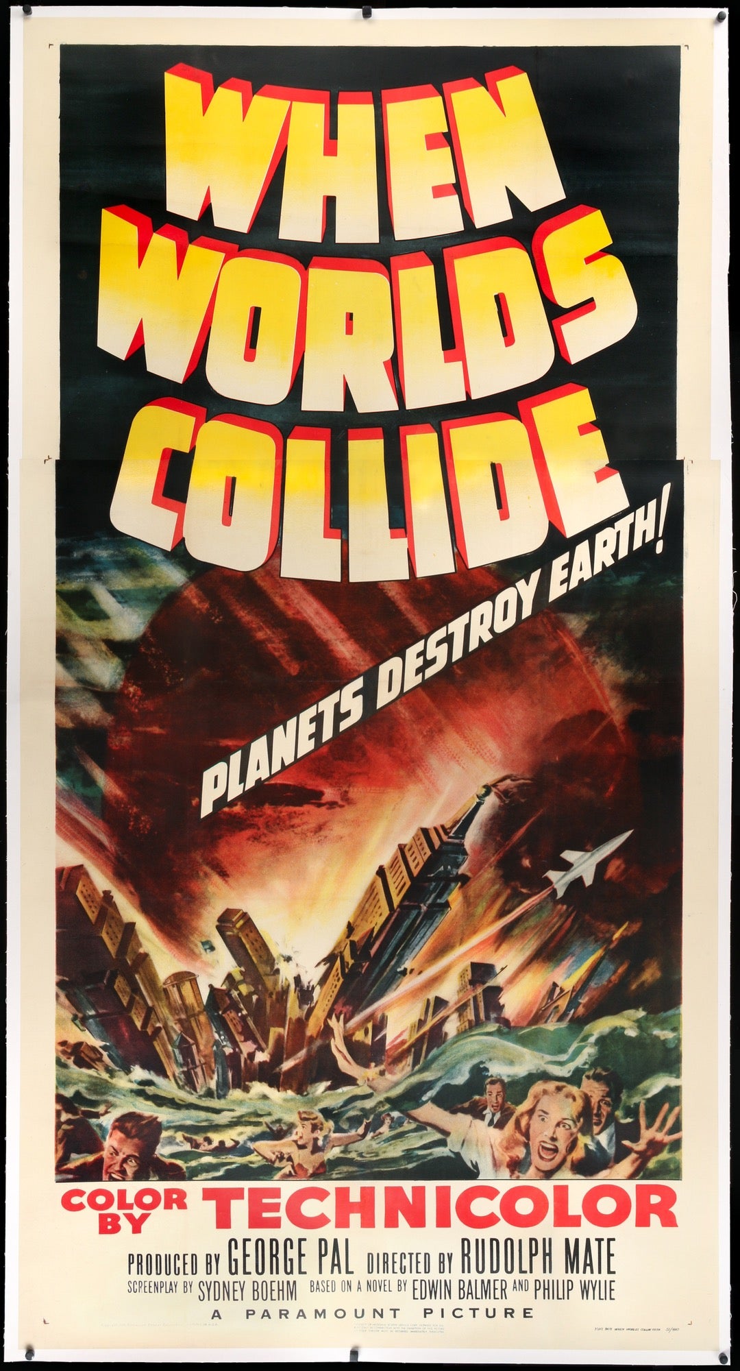 When Worlds Collide (1951) original movie poster for sale at Original Film Art - Vintage Movie Posters