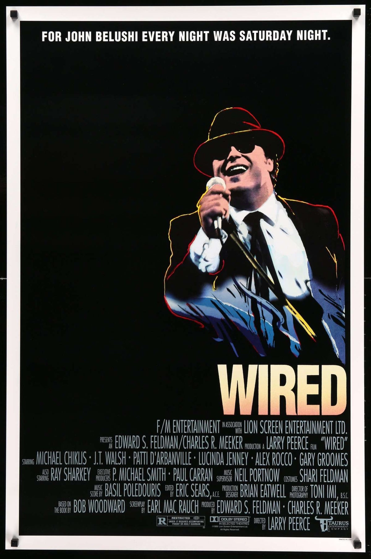 Wired (1989) original movie poster for sale at Original Film Art