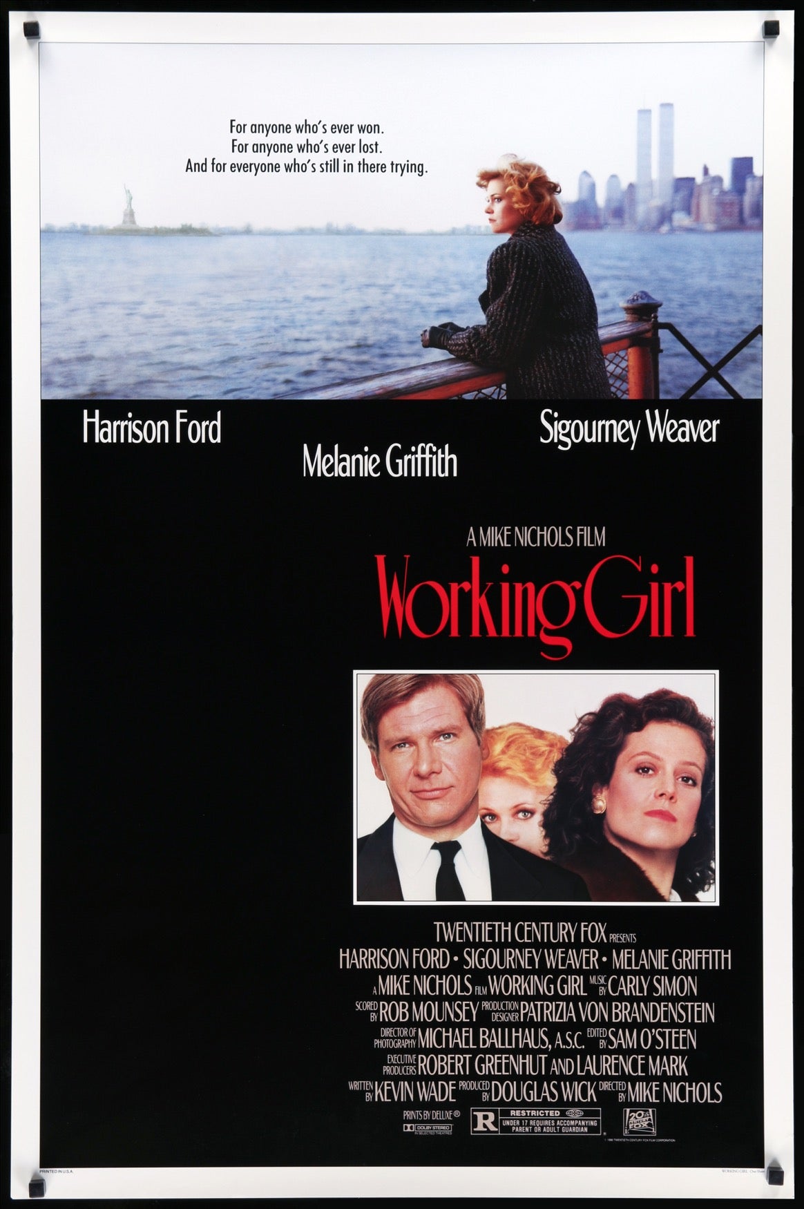 Working Girl (1988) original movie poster for sale at Original Film Art